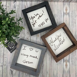 Custom Handwriting Sign | Custom Sign | Farmhouse Sign | Customized Wood Signs | Custom Handwritten Sign | Personalized Wood Sign