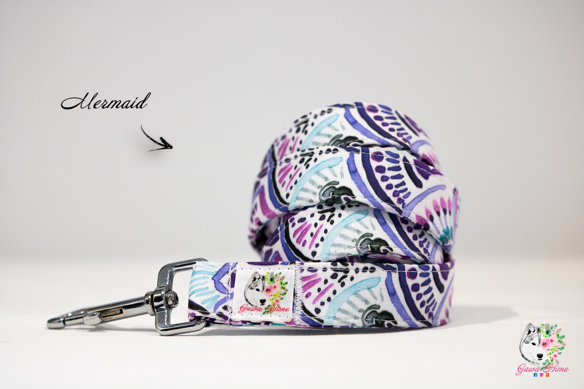 Laisse Mermaid/Laisse Chien Sirène Dog Leash Accessoires Chiens