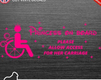 Download Princess Wheelchair Etsy