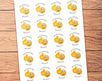 80s 90s Stickers Teachers Reward Happy Birthday Rub Off Smiley Weekly  Reader