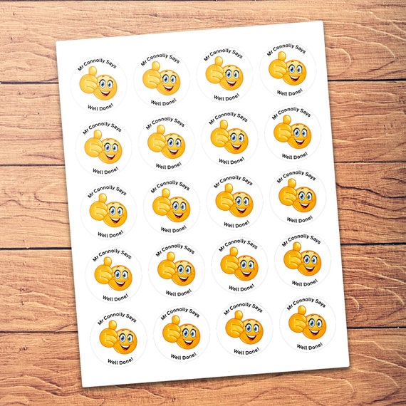 10 Personalised Rainbow Award Childrens Pupils Motivational School Praise Teachers Reward Badges 50mm Primary Teaching Services - View #8