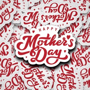 Etiquetas felizes do dia das mães | Adesivos para o dia das mães Etiquetas para presentes de Domingo das Mães, embalagens para presentes para o dia das mães, etiquetas de postagem para o dia das mães feliz