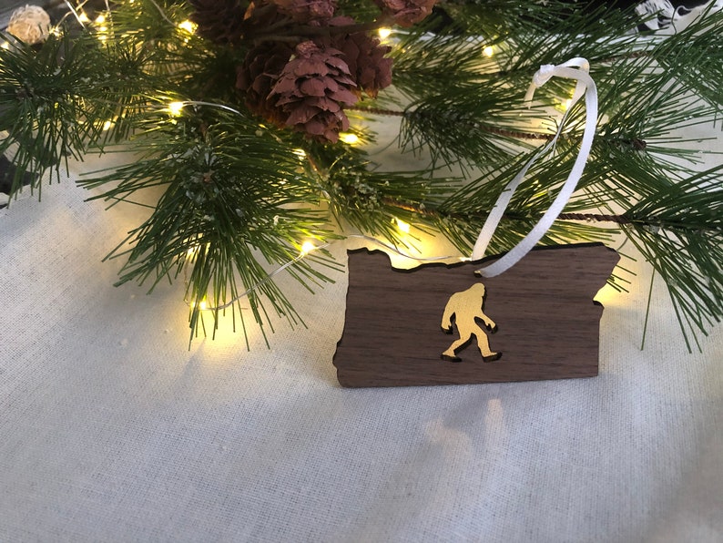 Oregon Bigfoot Sasquatch Christmas Tree Ornament FREE SHIPPING Etsy