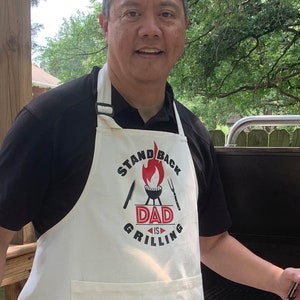 Customized Apron, Personalized Apron, Gift for Dad, Gift for Him, Gift for Her, Bridal Shower Gift, Birthday