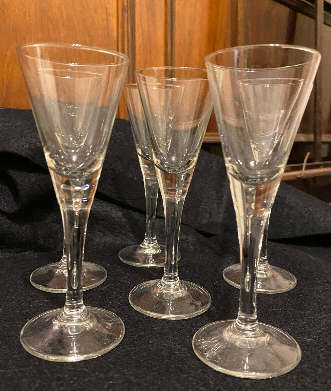 Set of 6 Clear/plain Shot Glasses Etsy
