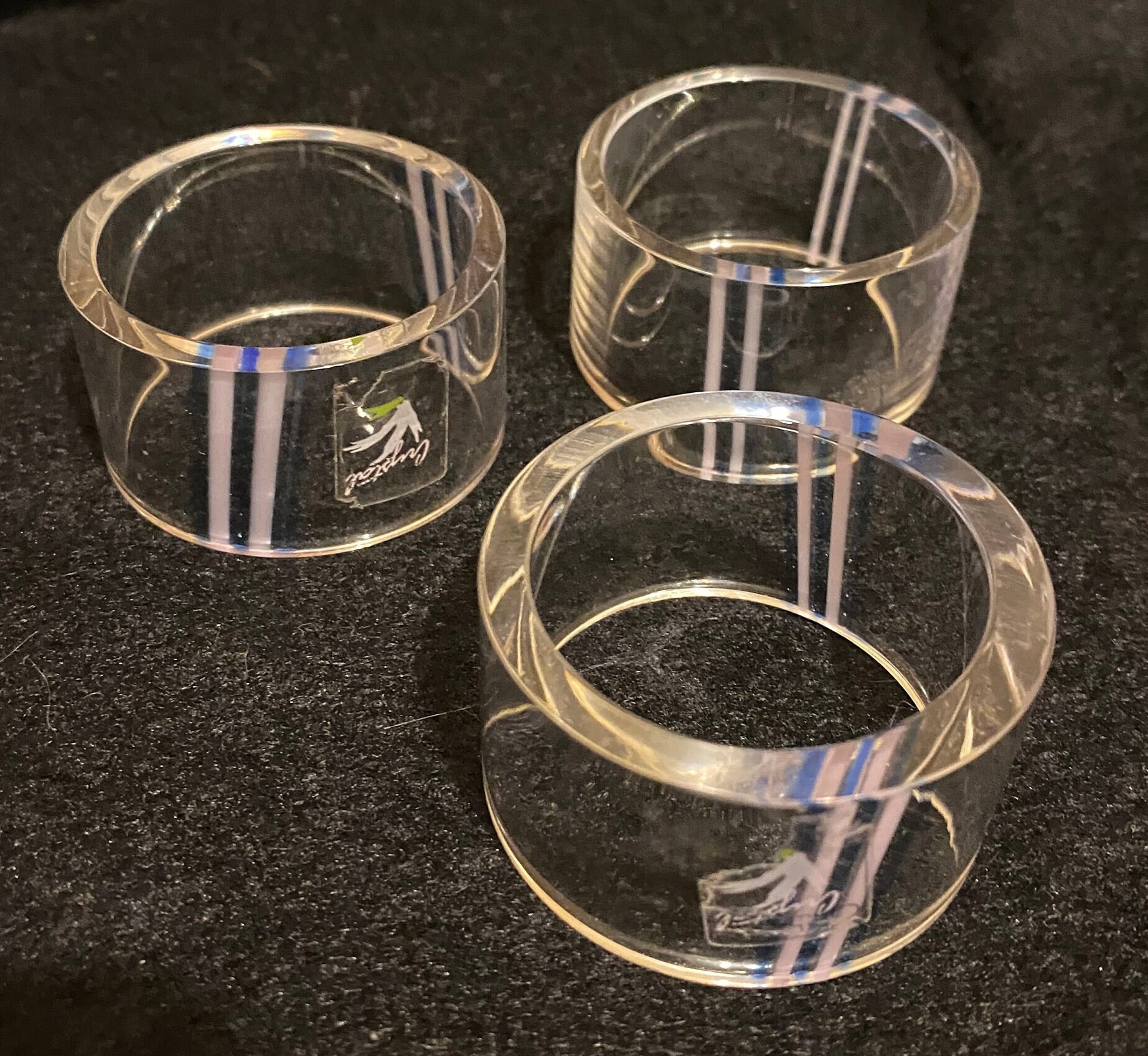 ケイスネス グラス「カリスマ」ナプキンリング 3個 - Etsy 日本