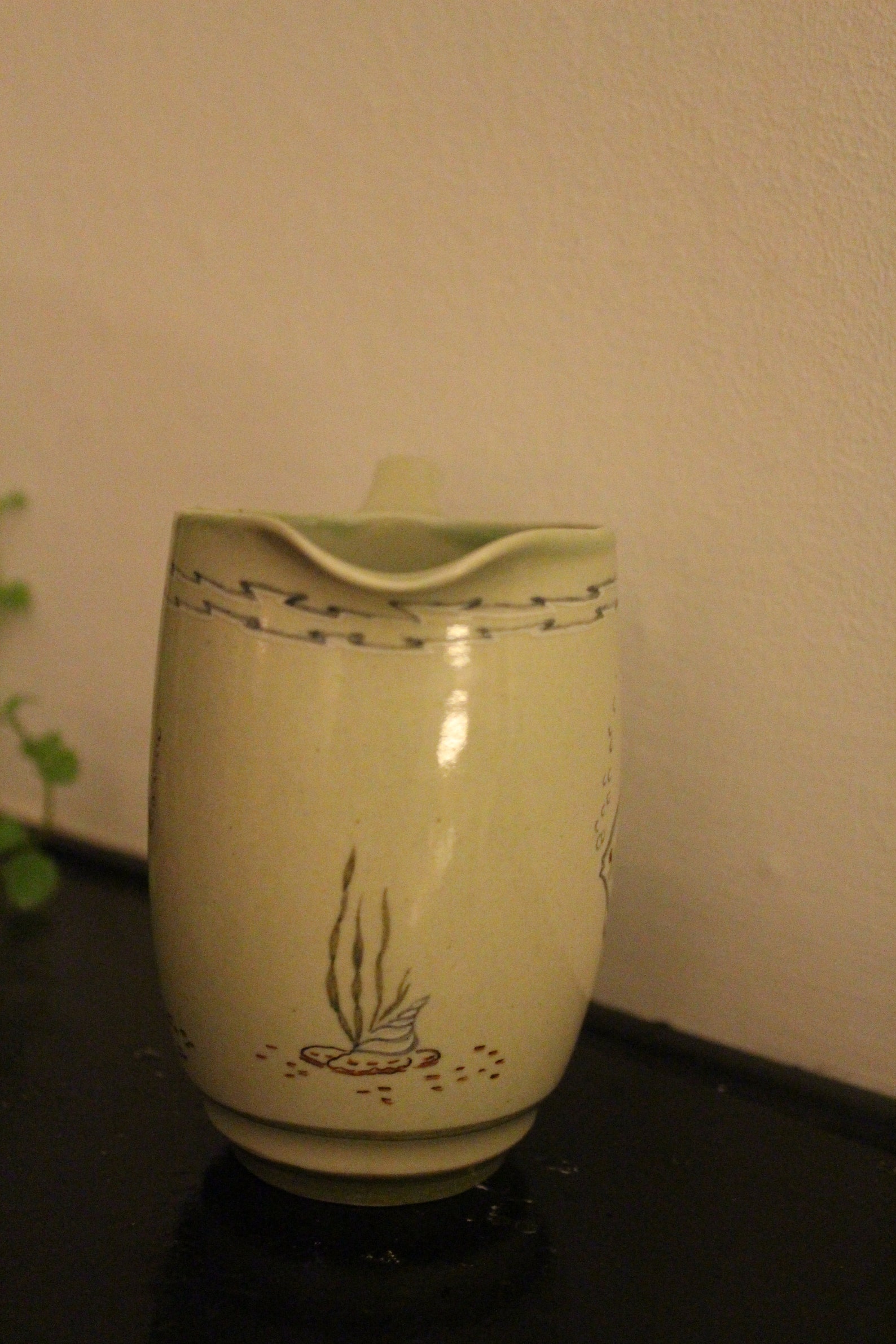 Rare Vintage Branksome Pottery Jug Etsy