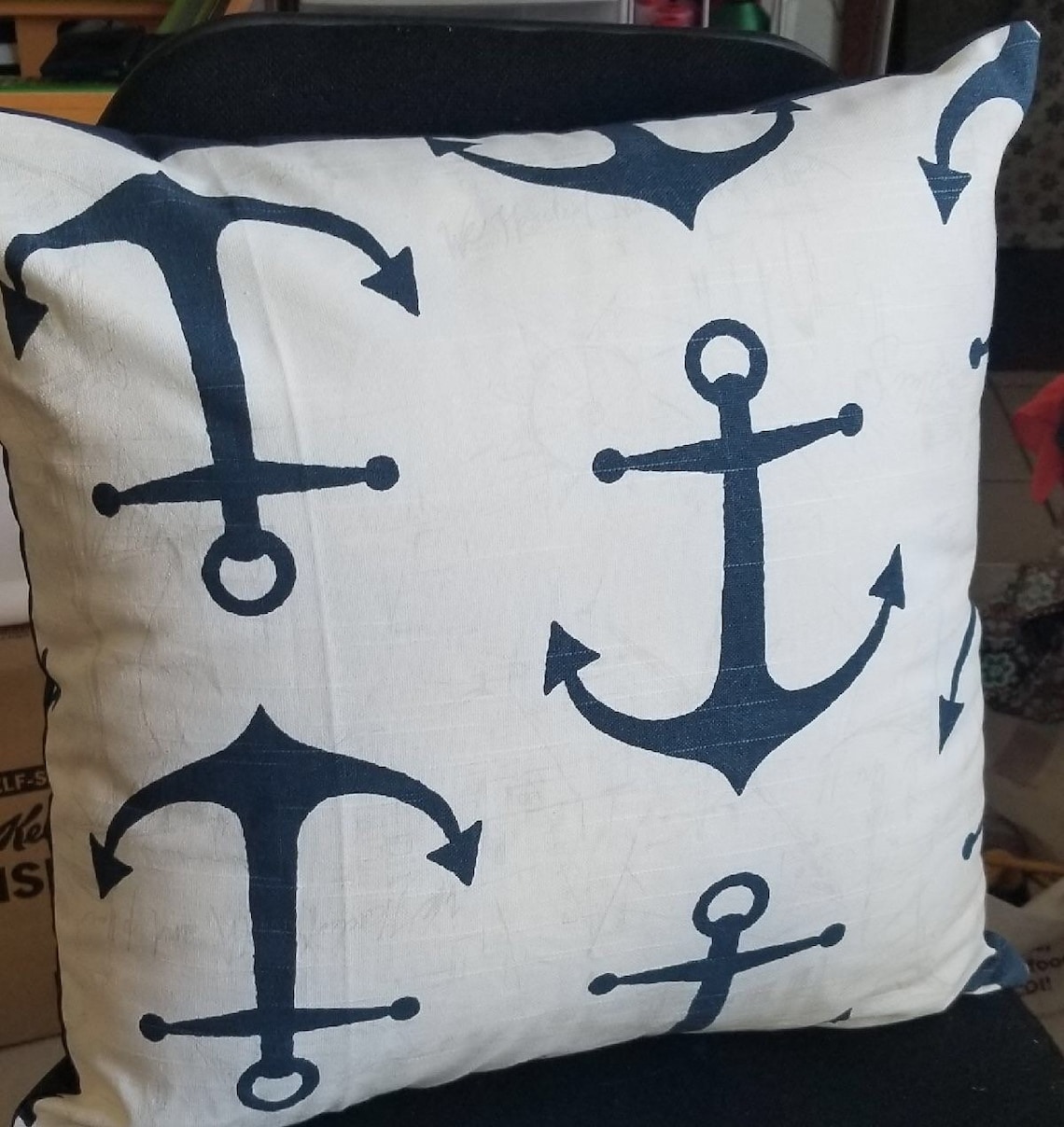 Set of 4 Anchor Pillow Cases Etsy
