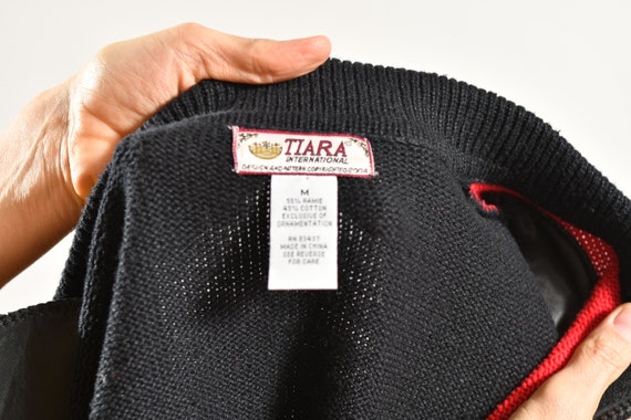 TIARA International Novelty Sweater/ Cowboy Cardi… - image 10