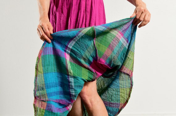 80s Preppy Skirt/ Gauze Skirt/ Preppy Gauze Skirt… - image 7