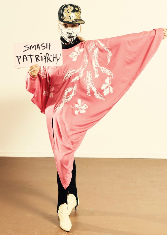 Hans Jutte Hawaii/ Cocoon Caftan/ Cocoon Dress/ 80