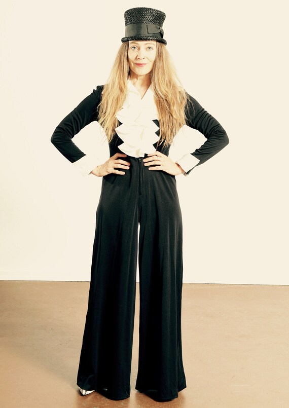 The Gilberts for Tally/ Vintage Tuxedo Jumpsuit/ 6