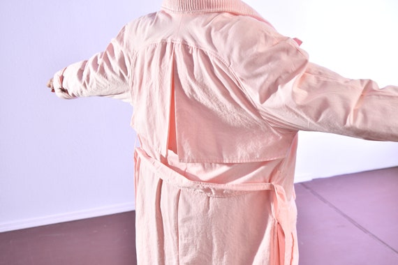 80's puffer coat/ Pink Puffer Coat/ Winter Trench… - image 7