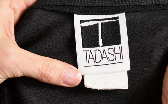TADASHI Dress/ Tadashi Black Evening Dress/ Poly … - image 10