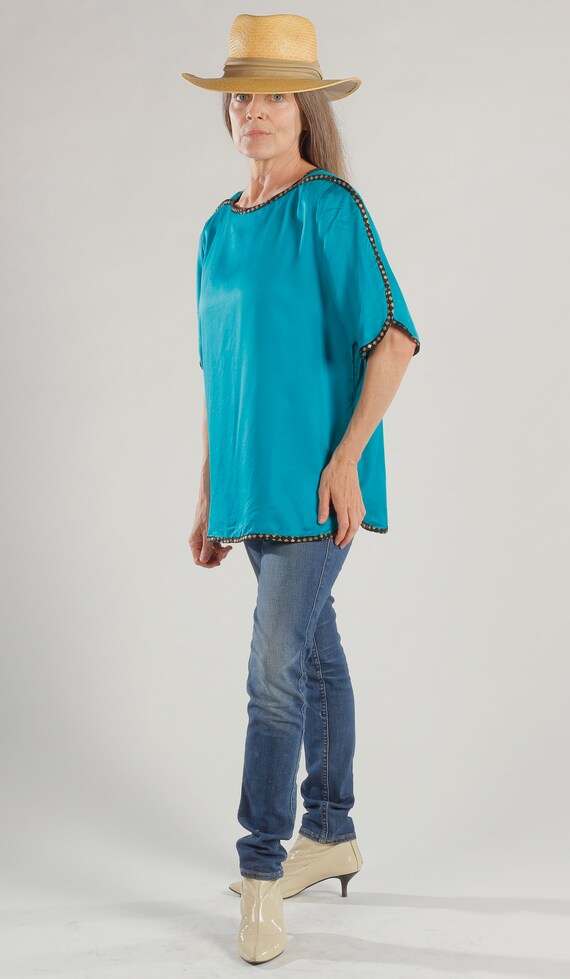 Jeanne Marc/ Jeanne Marc Top/ Turquoise Nurses To… - image 5