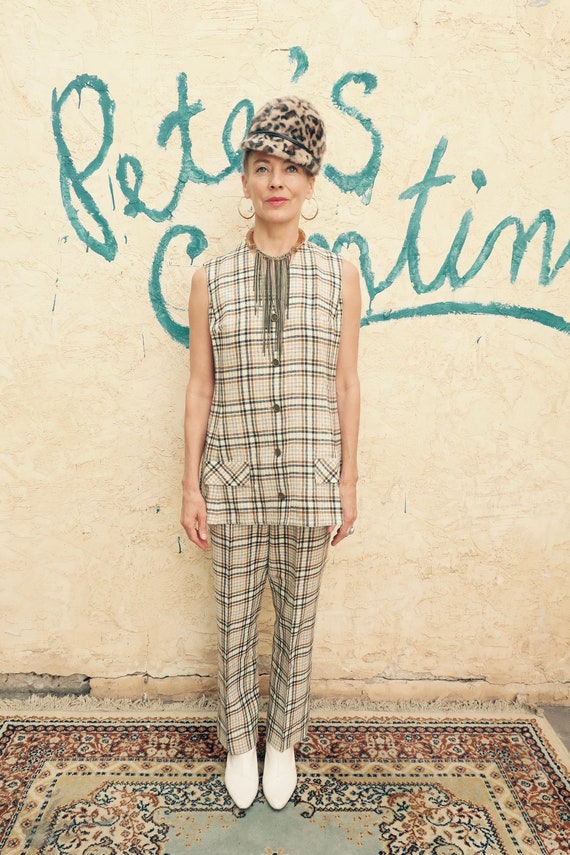 Vintage 70's Pendleton Pant Suit Size 10