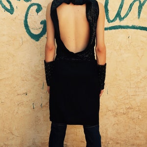 Own Label/ Black Open Back Dress/ Cut Out Dress/ Black Cut out Dress/ Litte Black Dress/ Sleeveless Black Dress/ Black Mini Dress image 4