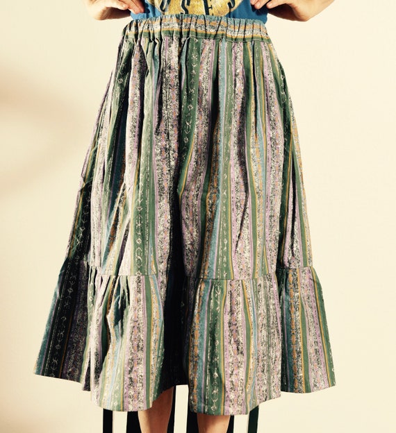 Southwest Prairie Skirt/ Southwest Peasant Skirt/ Southwest | Etsy