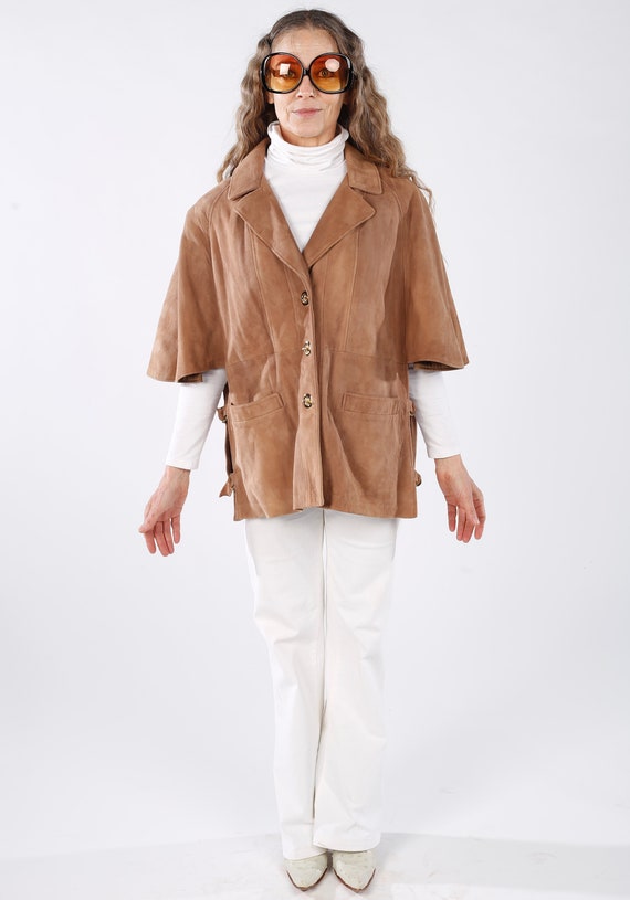 Leathers by New England/ 70s Suede Jacket/ Suede … - image 3