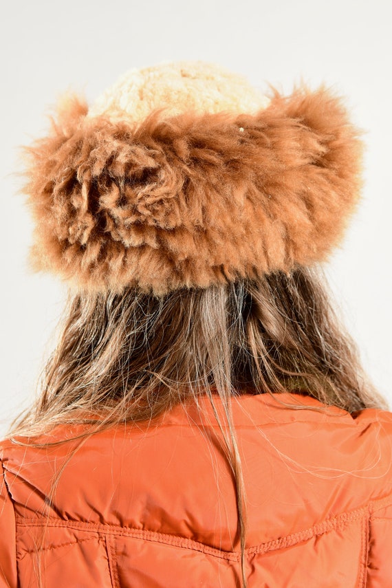 Sherpa Sheepskin Russian Hat, Fur Trader Cap, Yak… - image 5