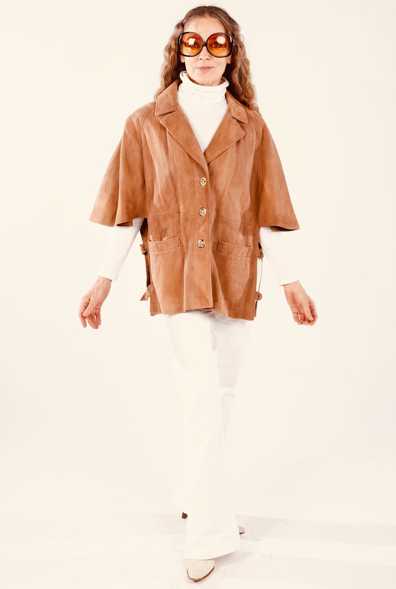 Leathers by New England/ 70s Suede Jacket/ Suede … - image 1