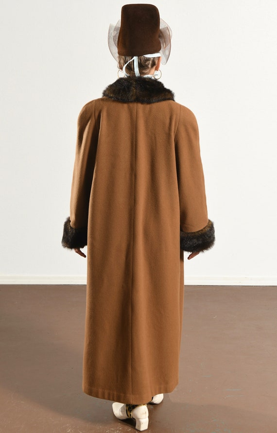 Alorna/ 80's Wool Coat/ 80's Full Length Coat/ 80… - image 5