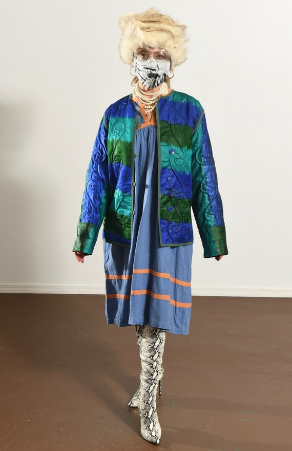 Valentina Romanenko/ Samarkand/ Silk Jacket/ Silk… - image 9