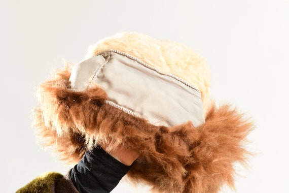 Sherpa Sheepskin Russian Hat, Fur Trader Cap, Yak… - image 9