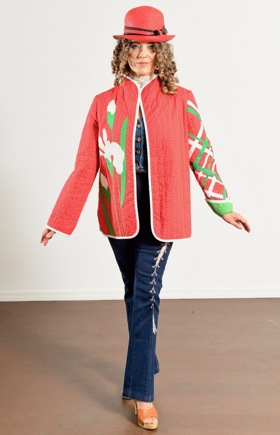 Alfredo's Wife/ 80's Quilted Jacket/ Quilted Jack… - image 2