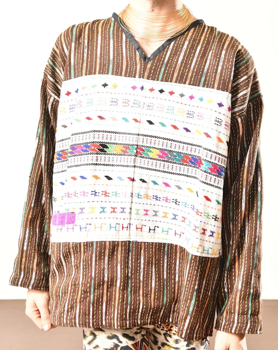 Guatemalan Embroidered Shirt/ Boho Festival Shirt… - image 8