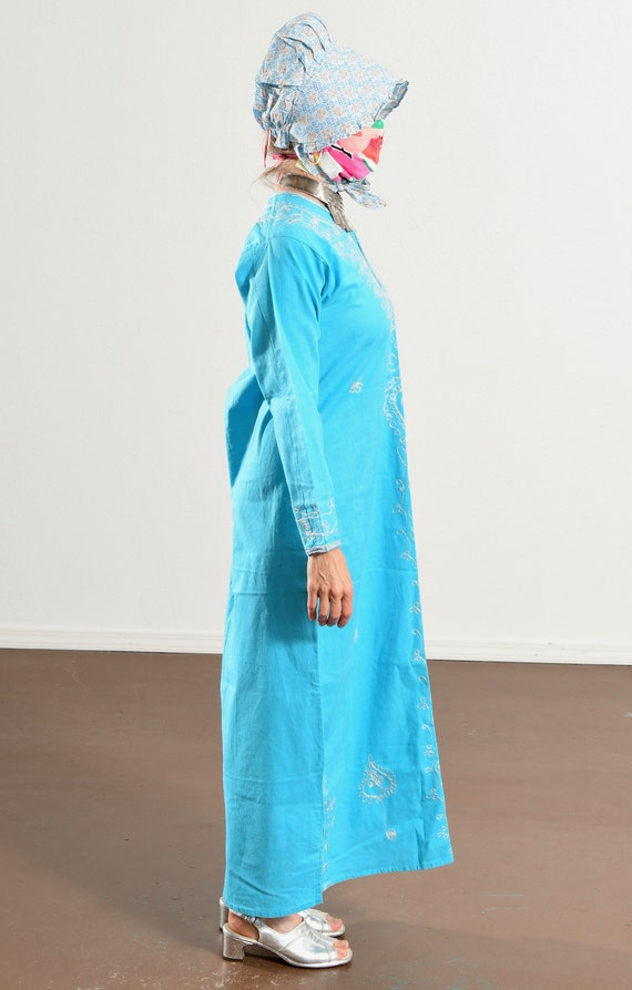 India Tunic/ Turquoise Tunic/ Aqua Tunic/ Morocca… - image 3