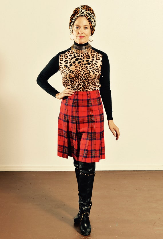Plaid top skirt 6
