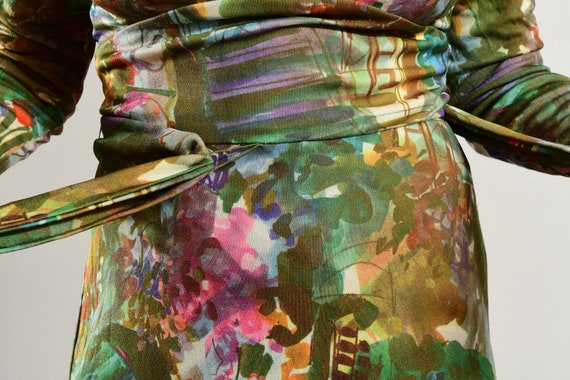 COCO California/ 70's Psychedelic Dress/ Psychede… - image 8