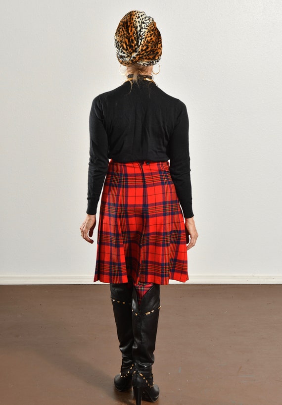 PENDLETON/ Pendleton Wool Plaid Skirt/ Vintage Pl… - image 4