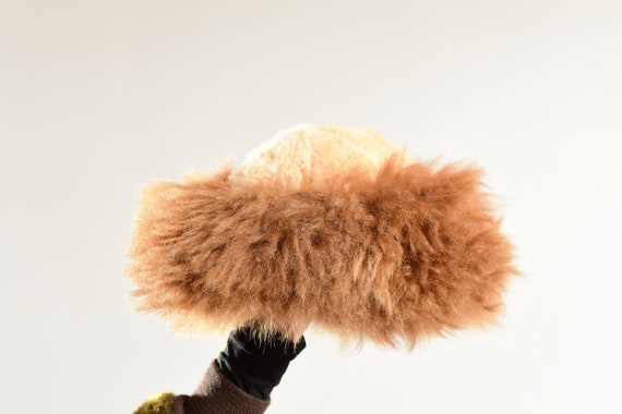 Sherpa Sheepskin Russian Hat, Fur Trader Cap, Yak… - image 7