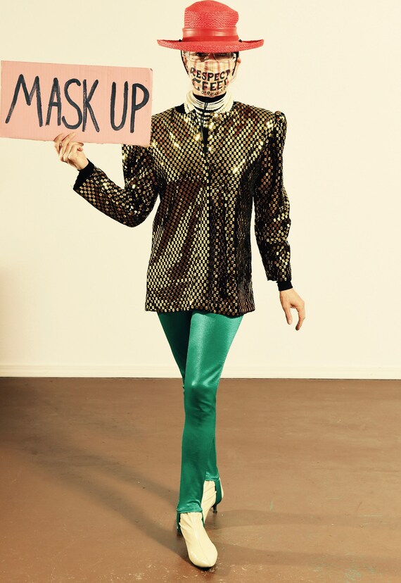 Michael Allen/ 80's Sequin Blazer/ 80's Sequin Jac