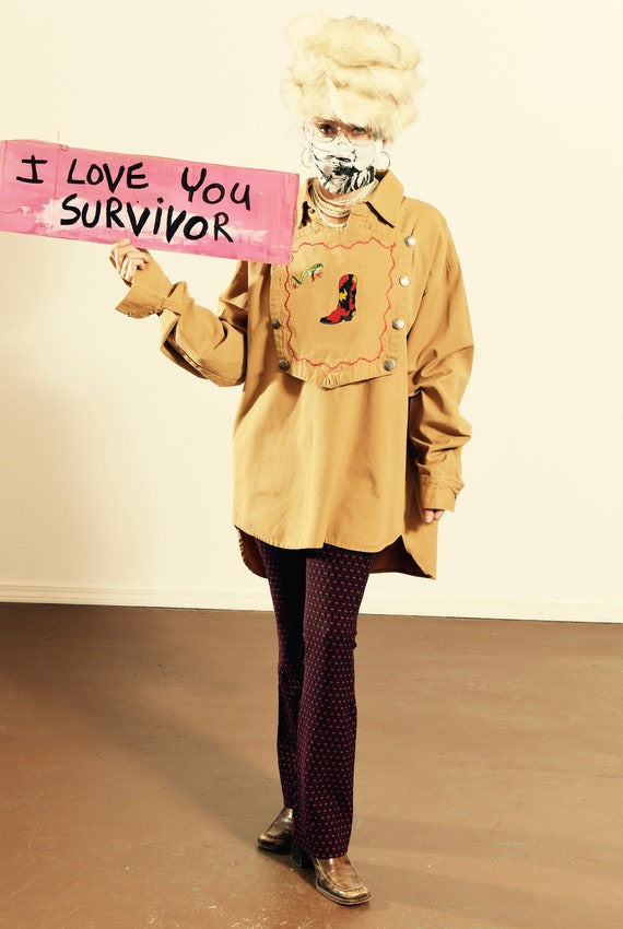 Scully/ Scully Western Wear/ Embroidered Cowboy Bo