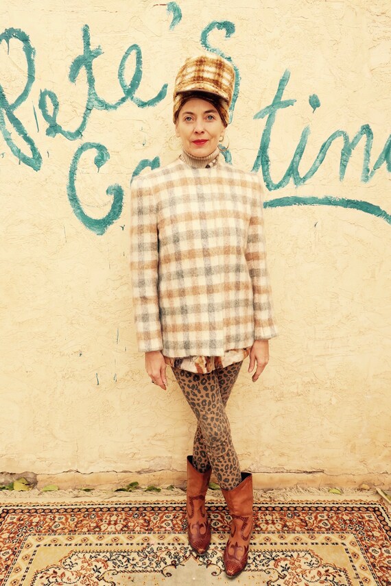 E.R. Gerard Wool Plaid Jacket/ Soft Plaid Blazer/