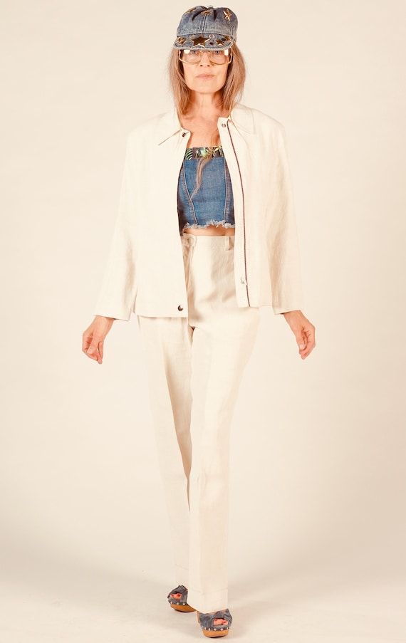 KF Linea Club/ White Linen Suit/ White Linen Two P