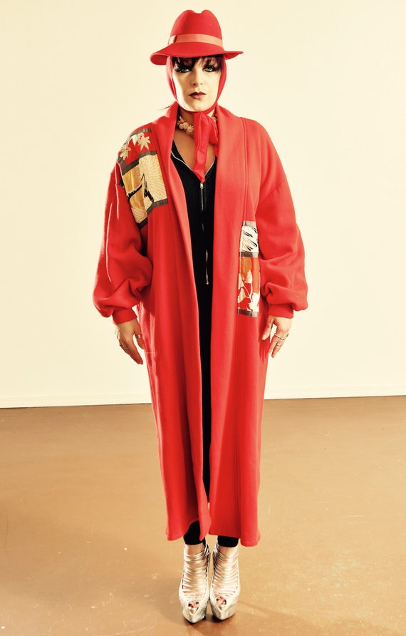 SACHI New York Kimono Coat/ Vintage Kimono Coat/ R