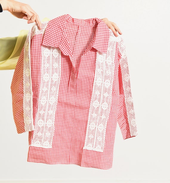 Country Western Two Piece Skirt Set, Gingham Skirt Se… Gem