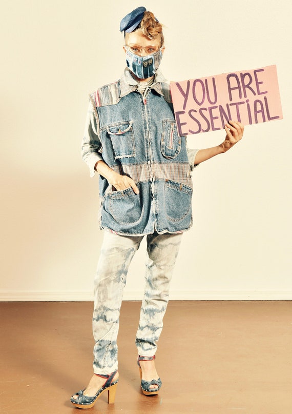 OILILY/ Oilily Jeans/ Oversize Denim Vest/ Denim U