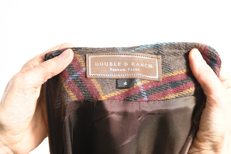 DOUBLE D RANCH/ Southwest Fringe Skirt/ Southwest Wool Fringe | Etsy