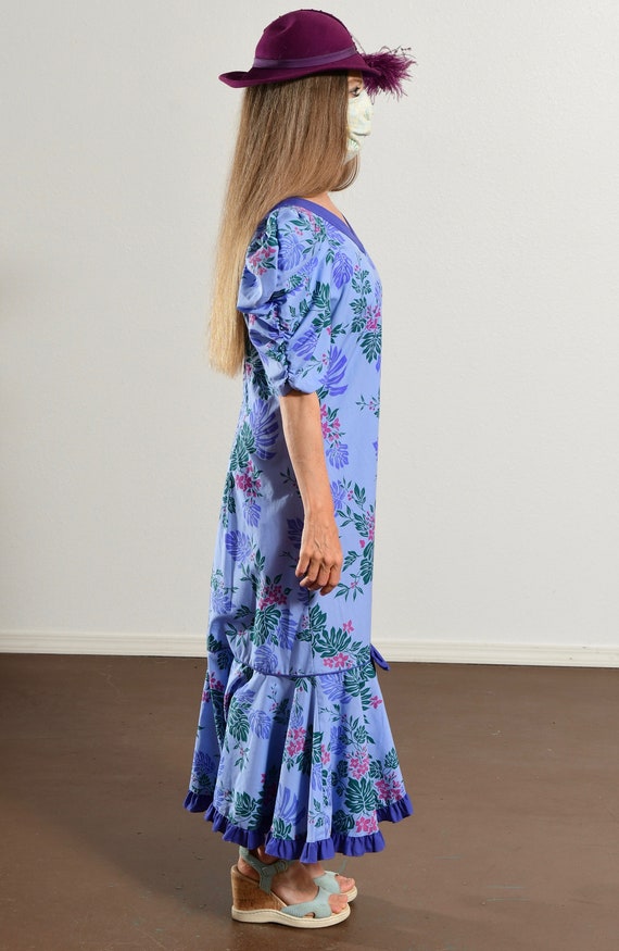 Hilo Hattie/ 80's Hawaiian Dress/ Cotton Hawaiian… - image 3