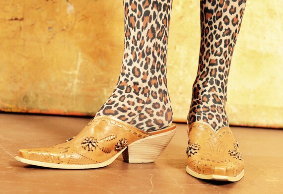 BCBGirls Cowboy Mules/ Cowboy Leather Mules/ Cowbo