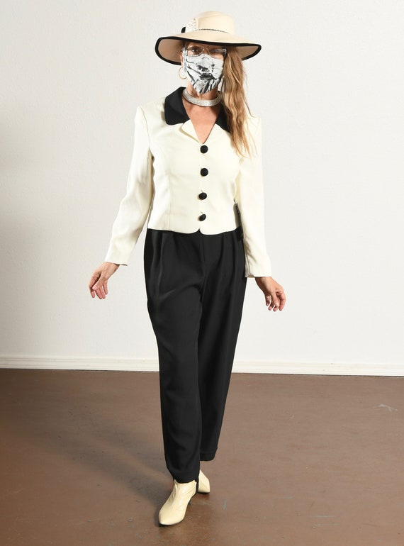 Liz Claiborne Pantsuit/ Liz Claiborne Jumpsuit/ 9… - image 3