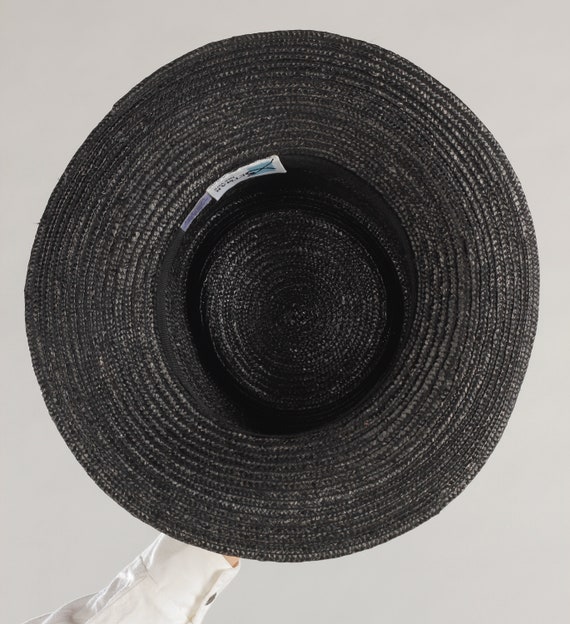 BETMAR/ Black Straw Hat/ Southwest Straw Hat/ Wid… - image 9