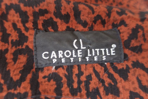 Carole Little/ Leopard Print jacket/ Leopard Prin… - image 10