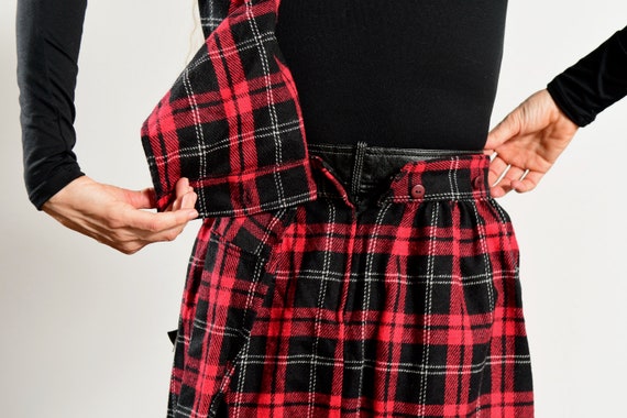 You Babes/ Tartan Jumper Dress/ Plaid Jumper Dres… - image 8