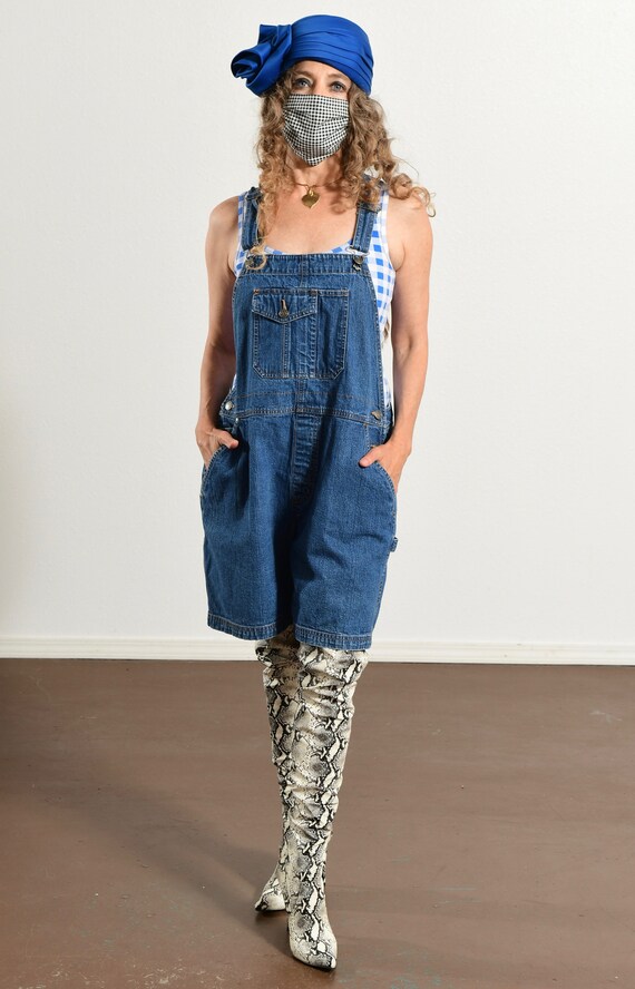 Cherokee/ Denim Overall Romper/ Denim 